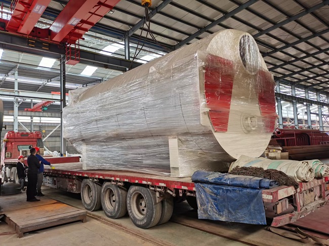 7MW WNS系列黑龙江牧场燃气热水锅炉项目