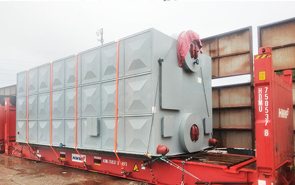 延安石油25吨SZL系列散装链条炉排蒸汽锅炉项目