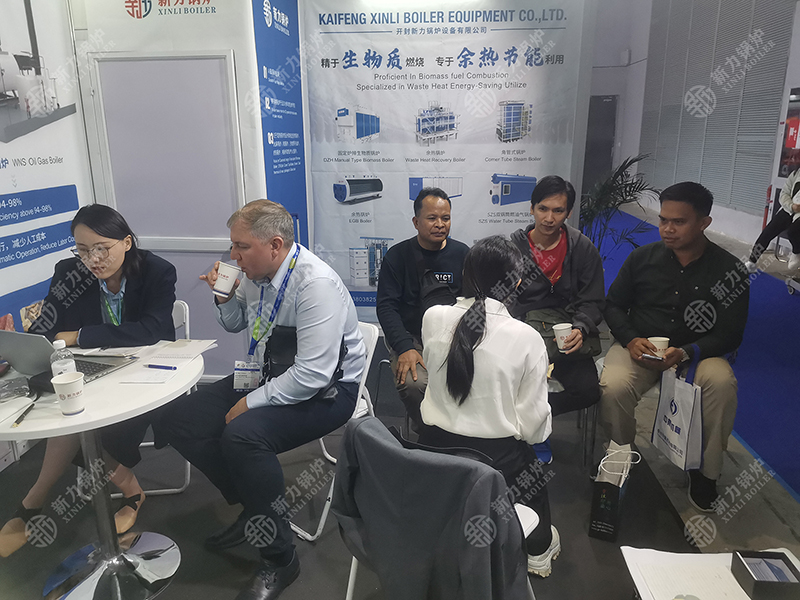 2121非凡锅炉亮相亚洲纺织展，，，，，，，生物质锅炉引领绿色风潮
